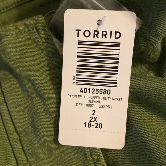 NEW Torrid hooded cropped utility jacket - Picture 4 of 12